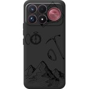 Чорний чохол BoxFace Poco F9 Ultra Mountains