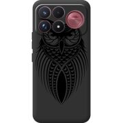Чорний чохол BoxFace Poco F9 Ultra Owl