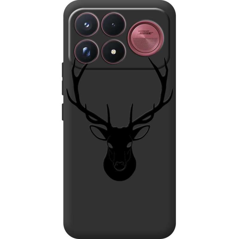 Чорний чохол BoxFace Poco F9 Ultra Deer