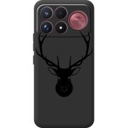 Чорний чохол BoxFace Poco F9 Ultra Deer