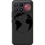 Чорний чохол BoxFace Poco F9 Ultra Earth