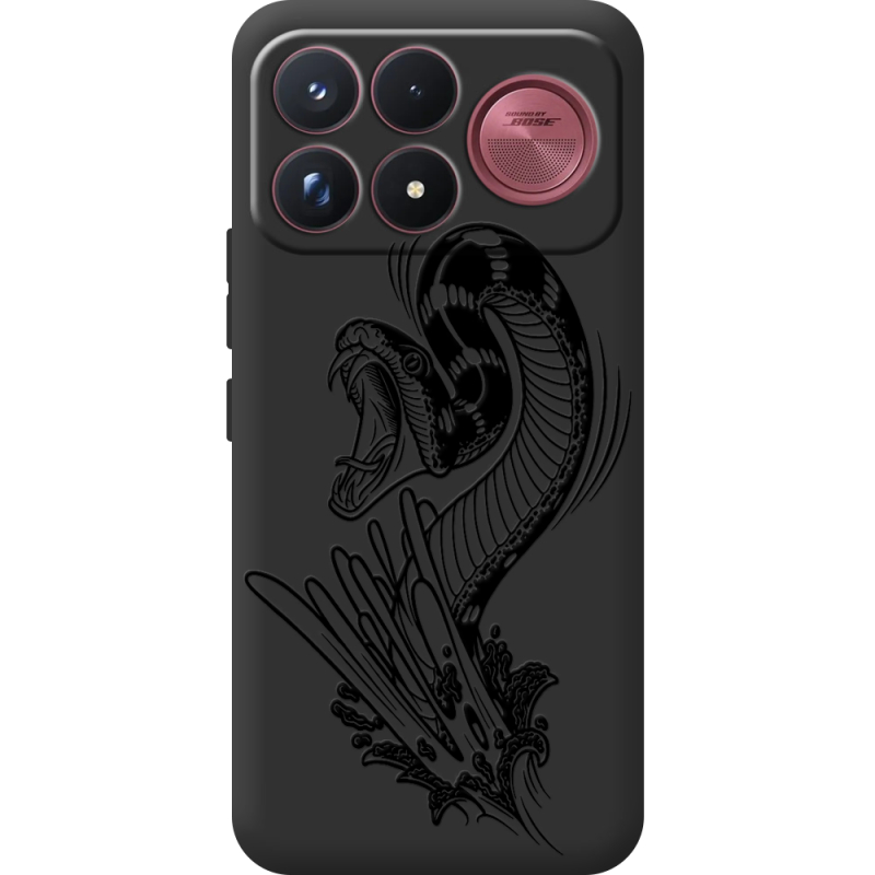 Чорний чохол BoxFace Poco F9 Ultra Snake