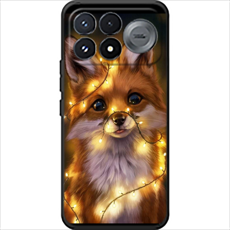 Чохол BoxFace Poco F9 Pro Різдвяна лисичка