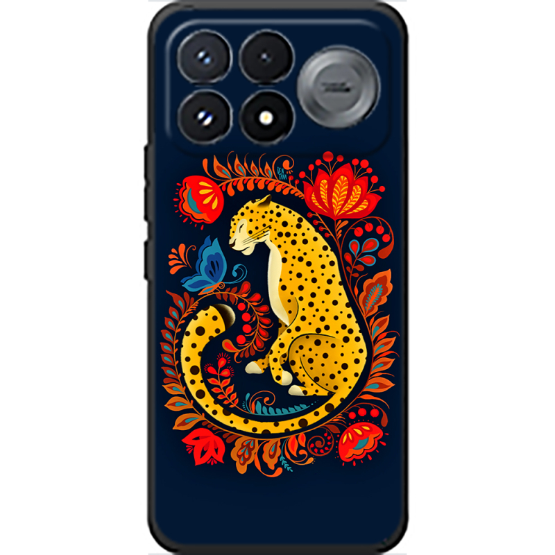 Чохол BoxFace Poco F9 Pro Petrykivka Leopard