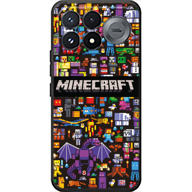 Чохол BoxFace Poco F9 Pro Minecraft Mobbery