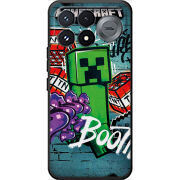 Чохол BoxFace Poco F9 Pro Minecraft Graffiti