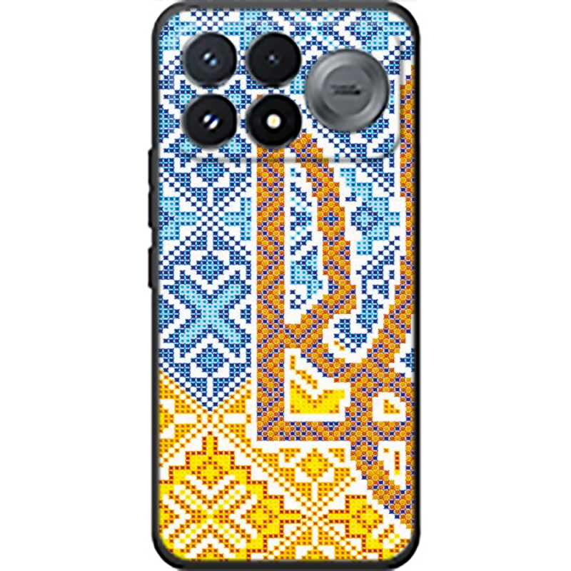 Чохол BoxFace Poco F9 Pro Тризуб Вишивка