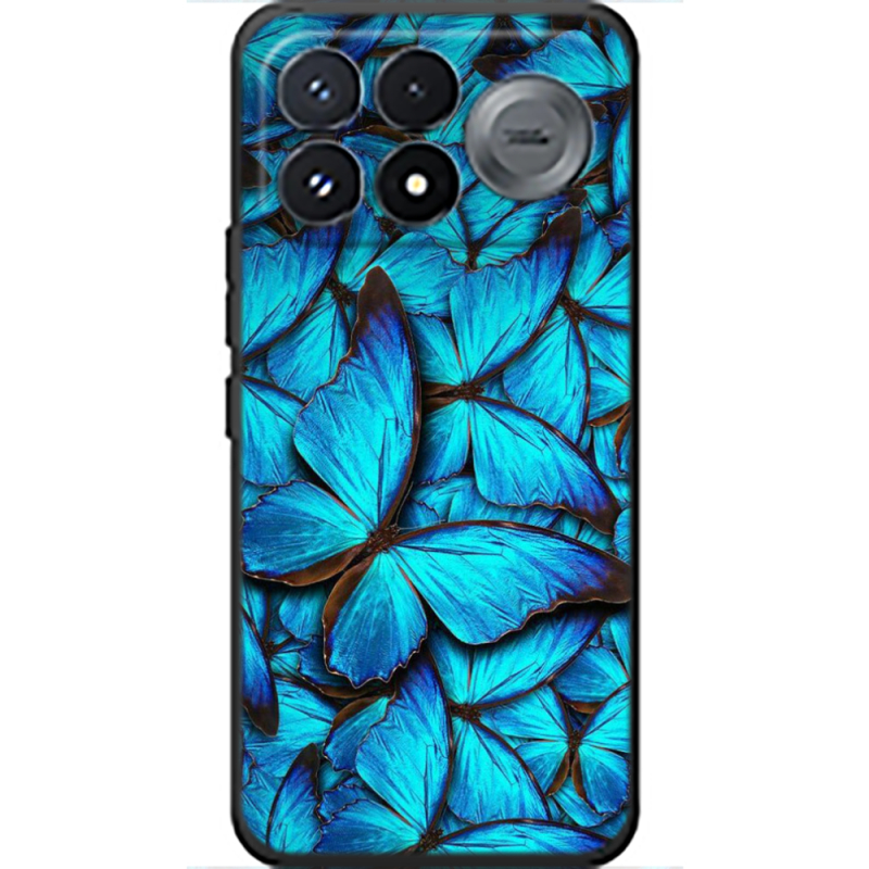 Чохол BoxFace Poco F9 Pro лазурные бабочки