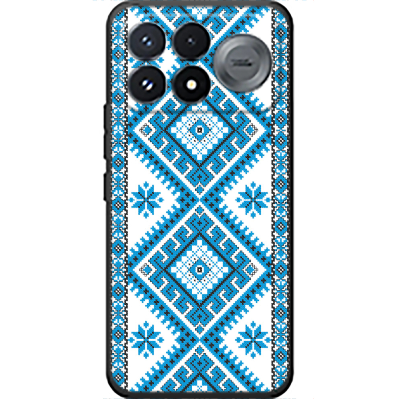 Чохол BoxFace Poco F9 Pro Блакитний Орнамент