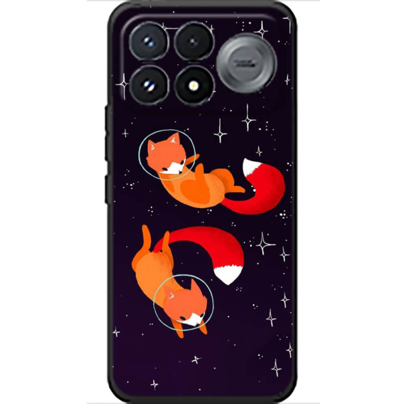 Чохол BoxFace Poco F9 Pro Fox-Astronauts