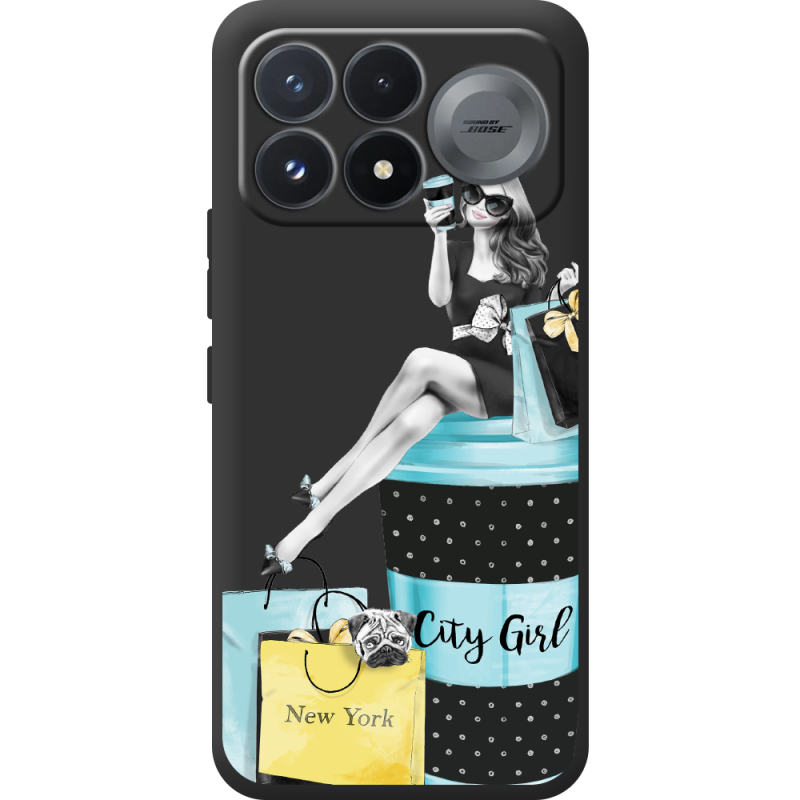 Прозорий чохол BoxFace Poco F9 Pro City Girl