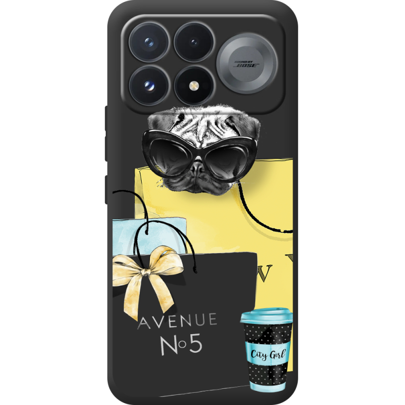 Прозорий чохол BoxFace Poco F9 Pro Fashion Pug