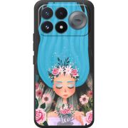 Прозорий чохол BoxFace Poco F9 Pro Blue Hair