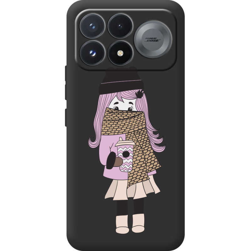 Прозорий чохол BoxFace Poco F9 Pro Winter Morning Girl