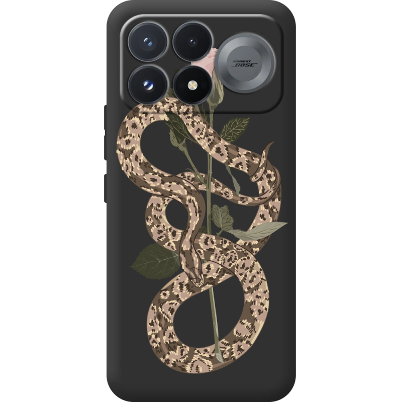 Прозорий чохол BoxFace Poco F9 Pro Glamor Snake