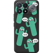 Прозорий чохол BoxFace Poco F9 Pro с 3D-глазками HIYA