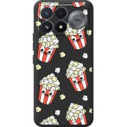 Прозорий чохол BoxFace Poco F9 Pro с 3D-глазками Popcorn