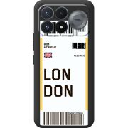 Прозорий чохол BoxFace Poco F9 Pro Ticket London