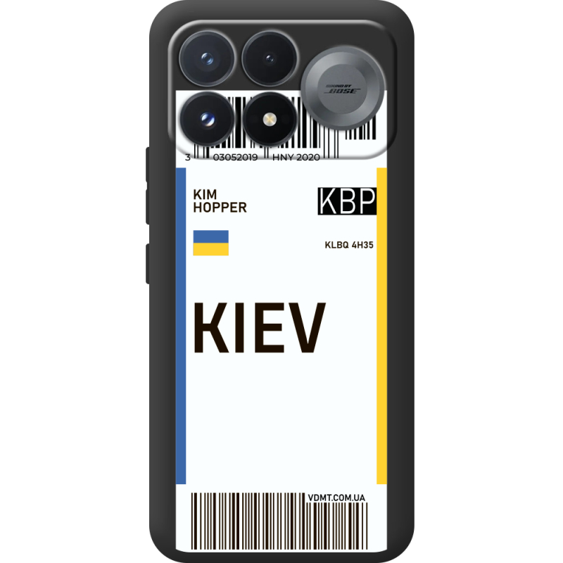 Прозорий чохол BoxFace Poco F9 Pro Ticket Kiev