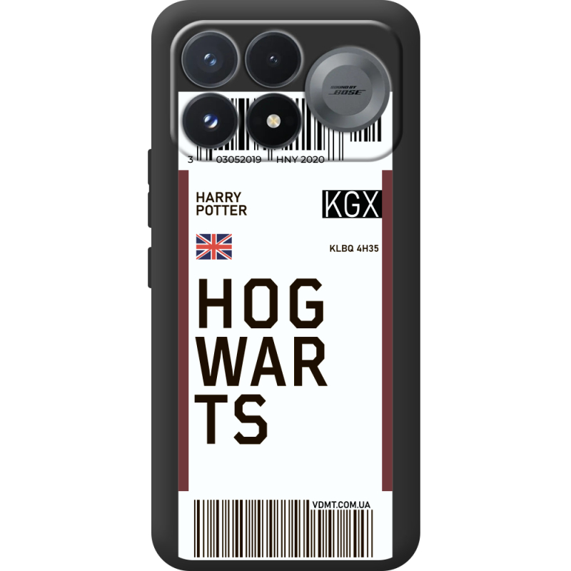 Прозорий чохол BoxFace Poco F9 Pro Ticket Hogwarts