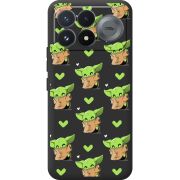Прозорий чохол BoxFace Poco F9 Pro Pattern Baby Yoda