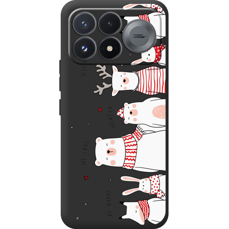Прозорий чохол BoxFace Poco F9 Pro The Friendly Beasts