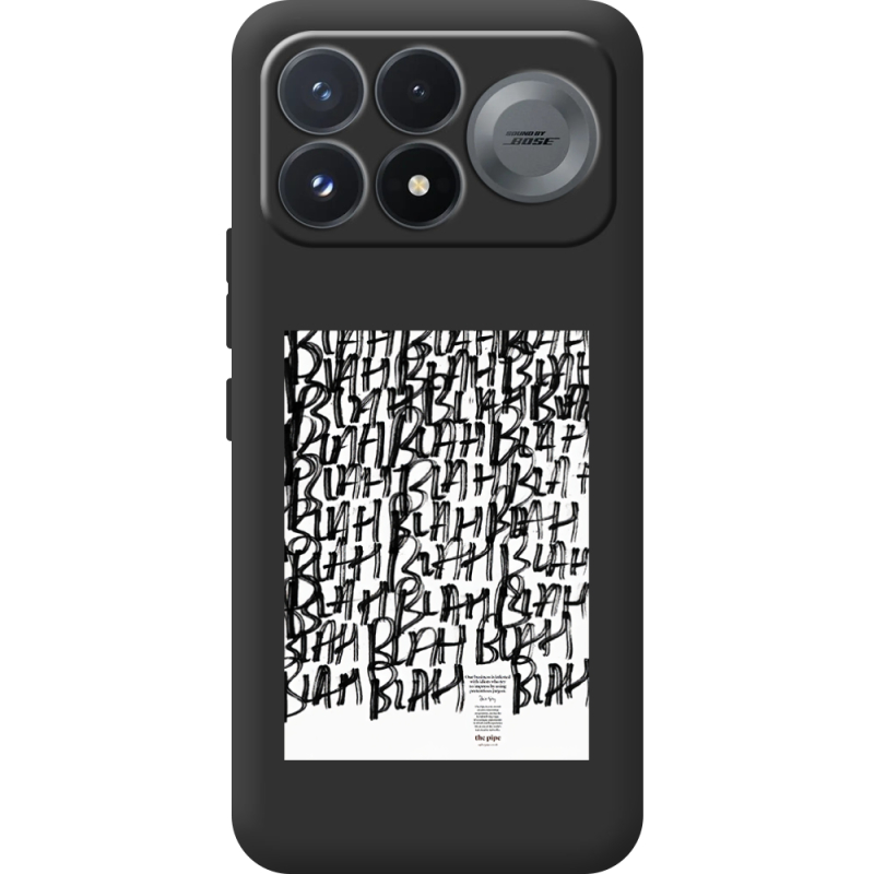Прозорий чохол BoxFace Poco F9 Pro Blah Blah