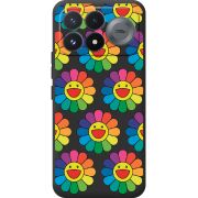 Прозорий чохол BoxFace Poco F9 Pro Hippie Flowers