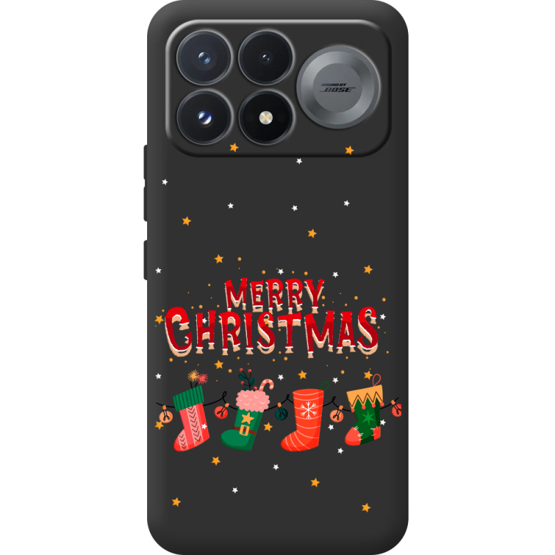 Прозорий чохол BoxFace Poco F9 Pro Merry Christmas