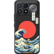 Прозорий чохол BoxFace Poco F9 Pro Большая волна в Канагаве