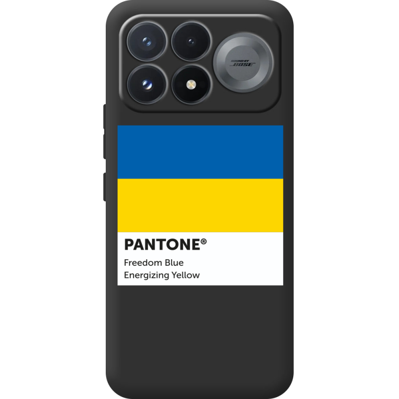 Прозорий чохол BoxFace Poco F9 Pro Pantone вільний синій