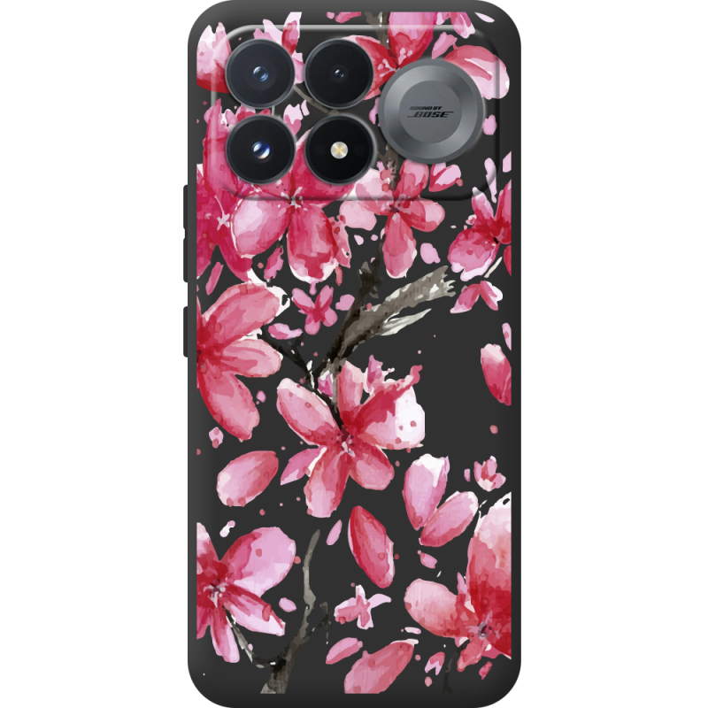 Прозорий чохол BoxFace Poco F9 Pro Pink Magnolia
