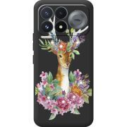 Чохол зі стразами Poco F9 Pro Deer with flowers