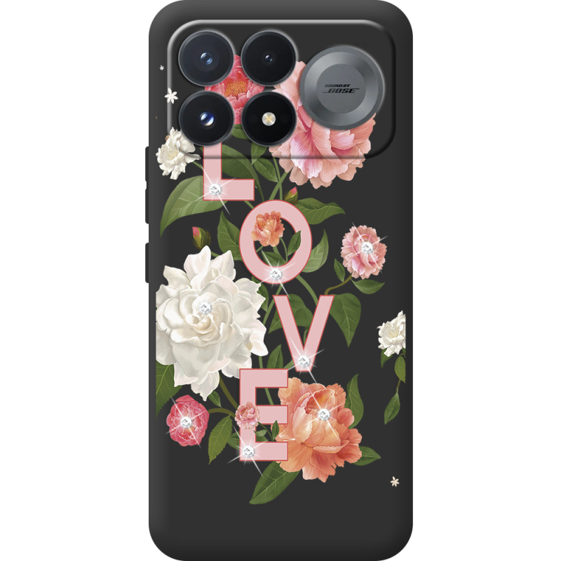 Чохол зі стразами Poco F9 Pro Love