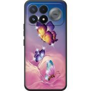 Чохол зі стразами Poco F9 Pro Butterflies