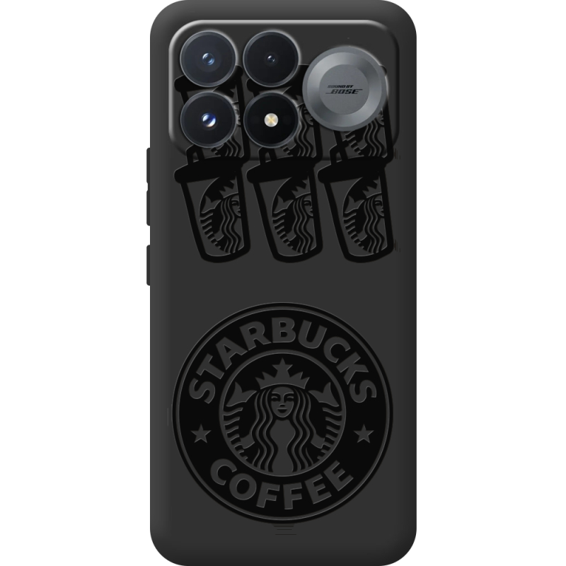 Чорний чохол BoxFace Poco F9 Pro Black Coffee
