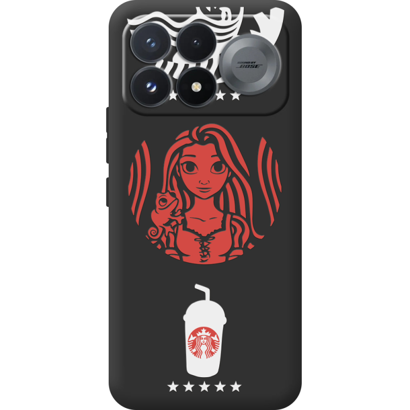 Чорний чохол BoxFace Poco F9 Pro RedWhite Coffee