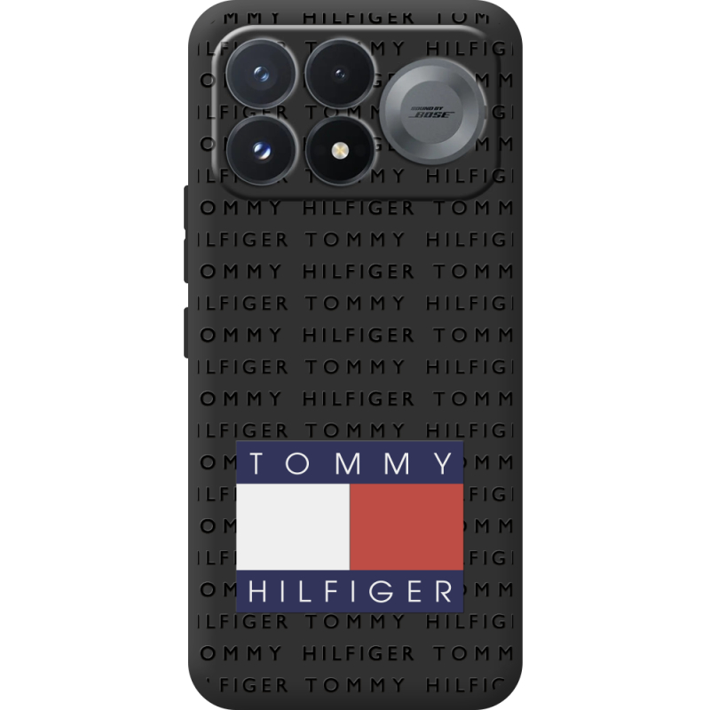 Чорний чохол BoxFace Poco F9 Pro Tommy Print