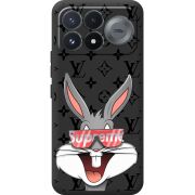 Чорний чохол BoxFace Poco F9 Pro looney bunny