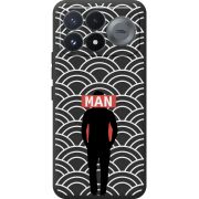 Чорний чохол BoxFace Poco F9 Pro Man Pattern