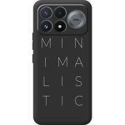 Чорний чохол BoxFace Poco F9 Pro Minimalistic