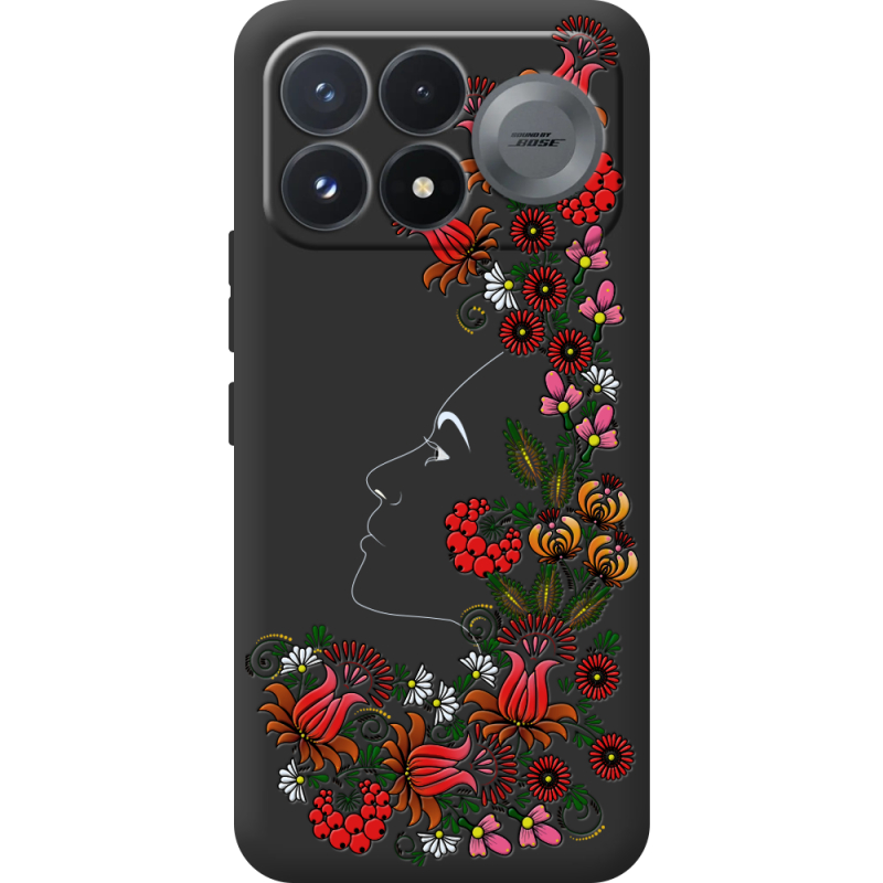 Чорний чохол BoxFace Poco F9 Pro 3D Ukrainian Muse