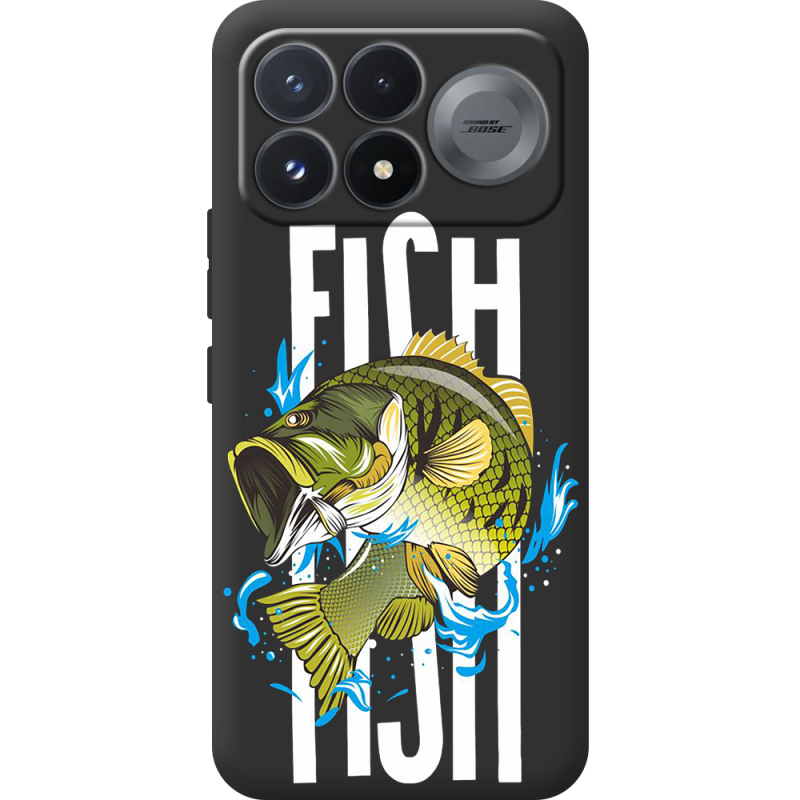 Чорний чохол BoxFace Poco F9 Pro Fish