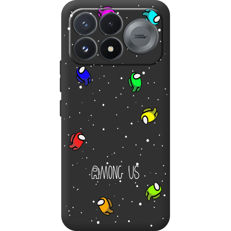Чорний чохол BoxFace Poco F9 Pro Among Us Invisible