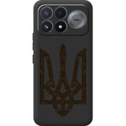 Чорний чохол BoxFace Poco F9 Pro Ukrainian Trident