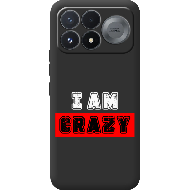 Чорний чохол BoxFace Poco F9 Pro I'm Crazy