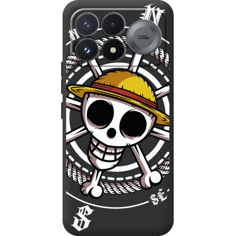 Чорний чохол BoxFace Poco F9 Pro One Piece Компас