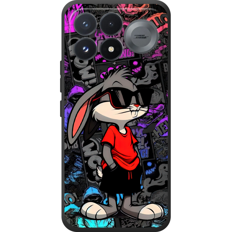 Чорний чохол BoxFace Poco F9 Pro Малий вухань