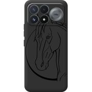 Чорний чохол BoxFace Poco F9 Pro Horse