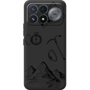 Чорний чохол BoxFace Poco F9 Pro Mountains